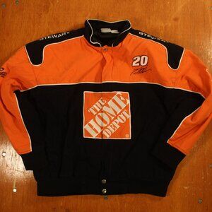 Vintage Winners Circle Tony Stewart #20 Home Depot Racing Jacket Size Large